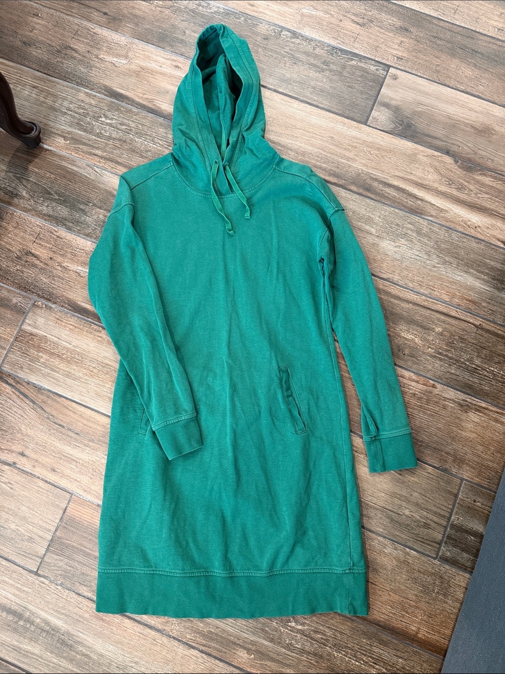 Toad&Co Kelly Green Hooded Midi Dress